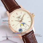 Perfect replica of Longines classic moon phase men's watch 40mm 